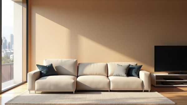 Choisir le bon canapé droit pour votre salon style optimal